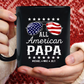 LE - All American Papa Grandkids name Mug