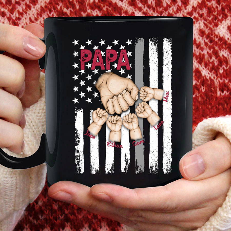 LE - American Flag Papa Mug