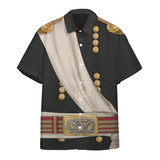 LE - 3D William Tecumseh Sherman Custom hawaiian Short Sleeve Shirt, Hawaiian shirt for men, women