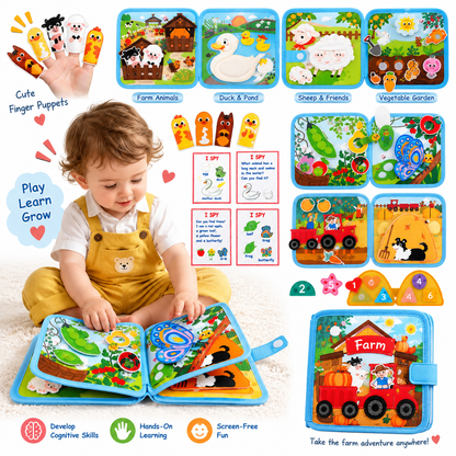Lexirosa™ Montessori Felt Book For Toddlers