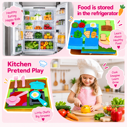 Lexirosa™ Montessori Felt Book For Toddlers