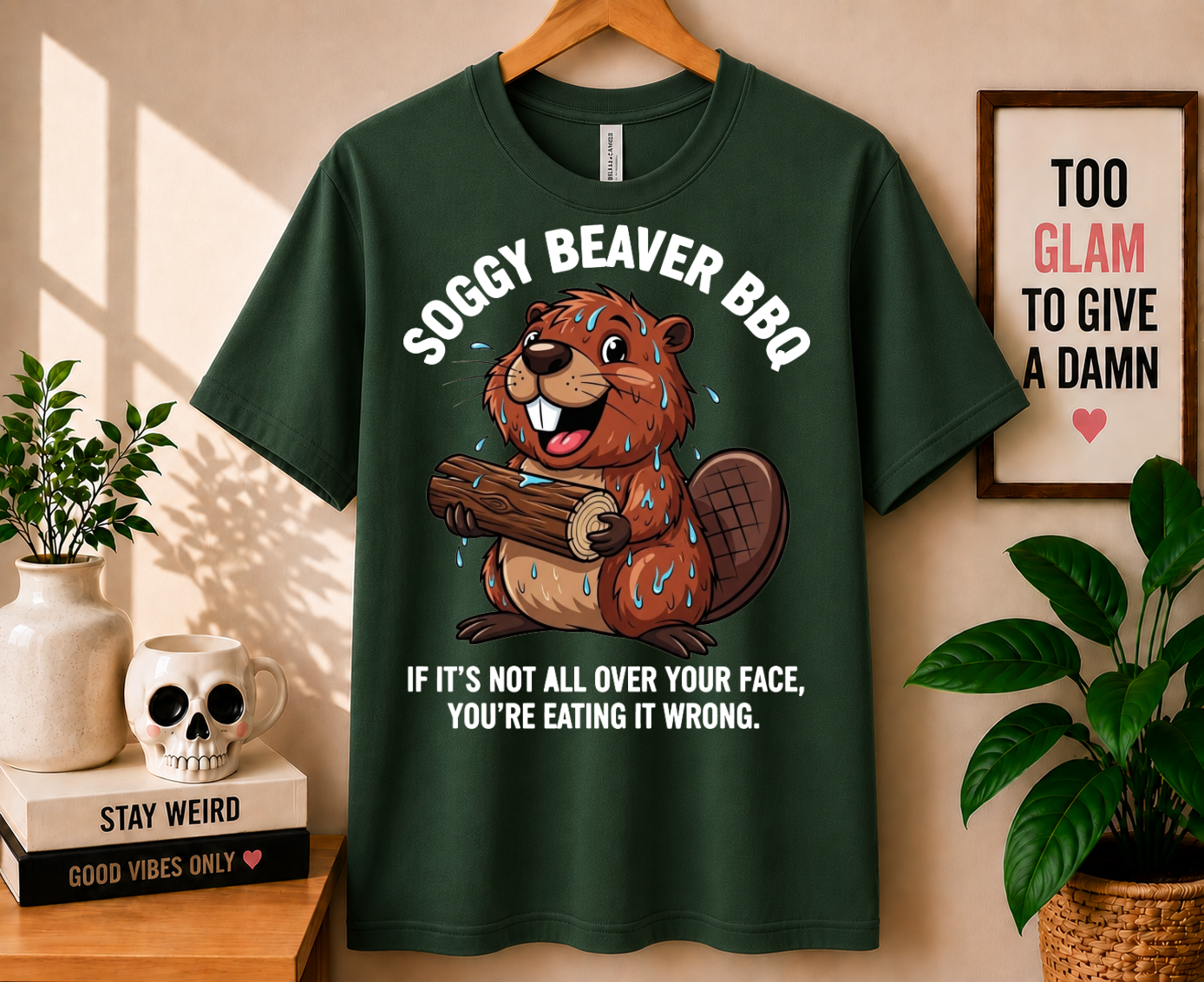 Soggy Beaver BBQ - Bella Canvas T-shirt