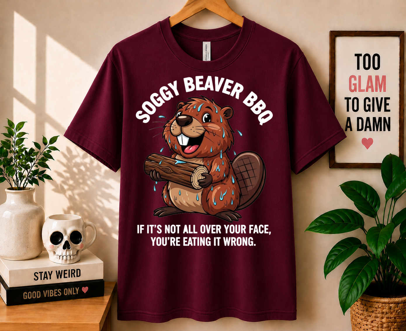 Soggy Beaver BBQ - Bella Canvas T-shirt