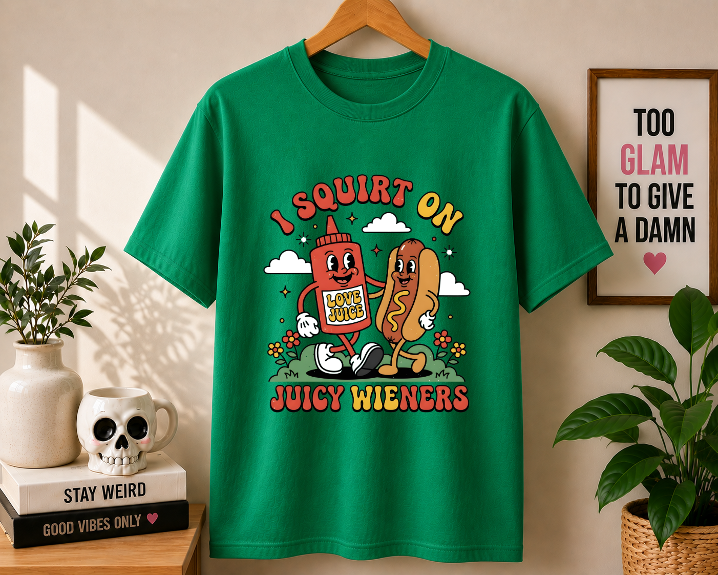 I SQUIRT ON JUICY WIENERS