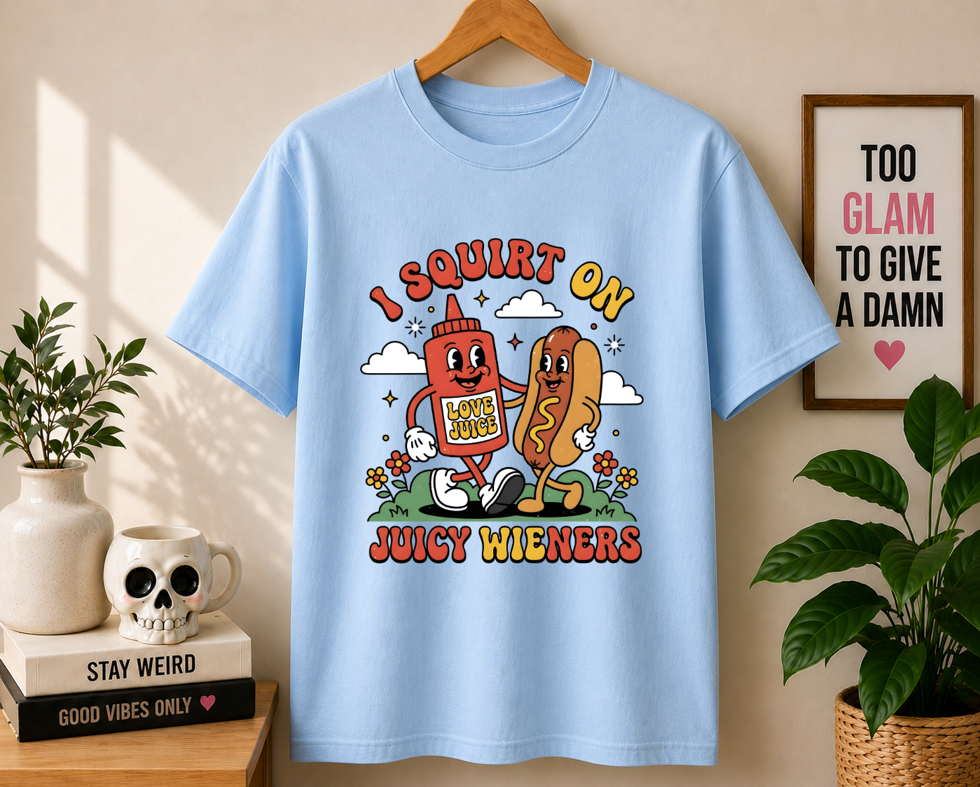 I SQUIRT ON JUICY WIENERS
