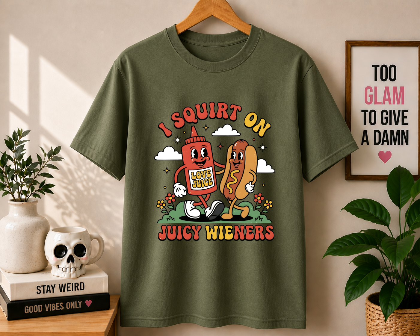 I SQUIRT ON JUICY WIENERS