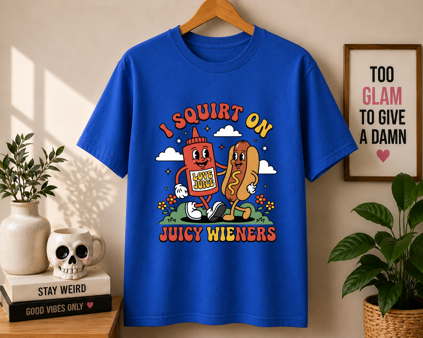 I SQUIRT ON JUICY WIENERS