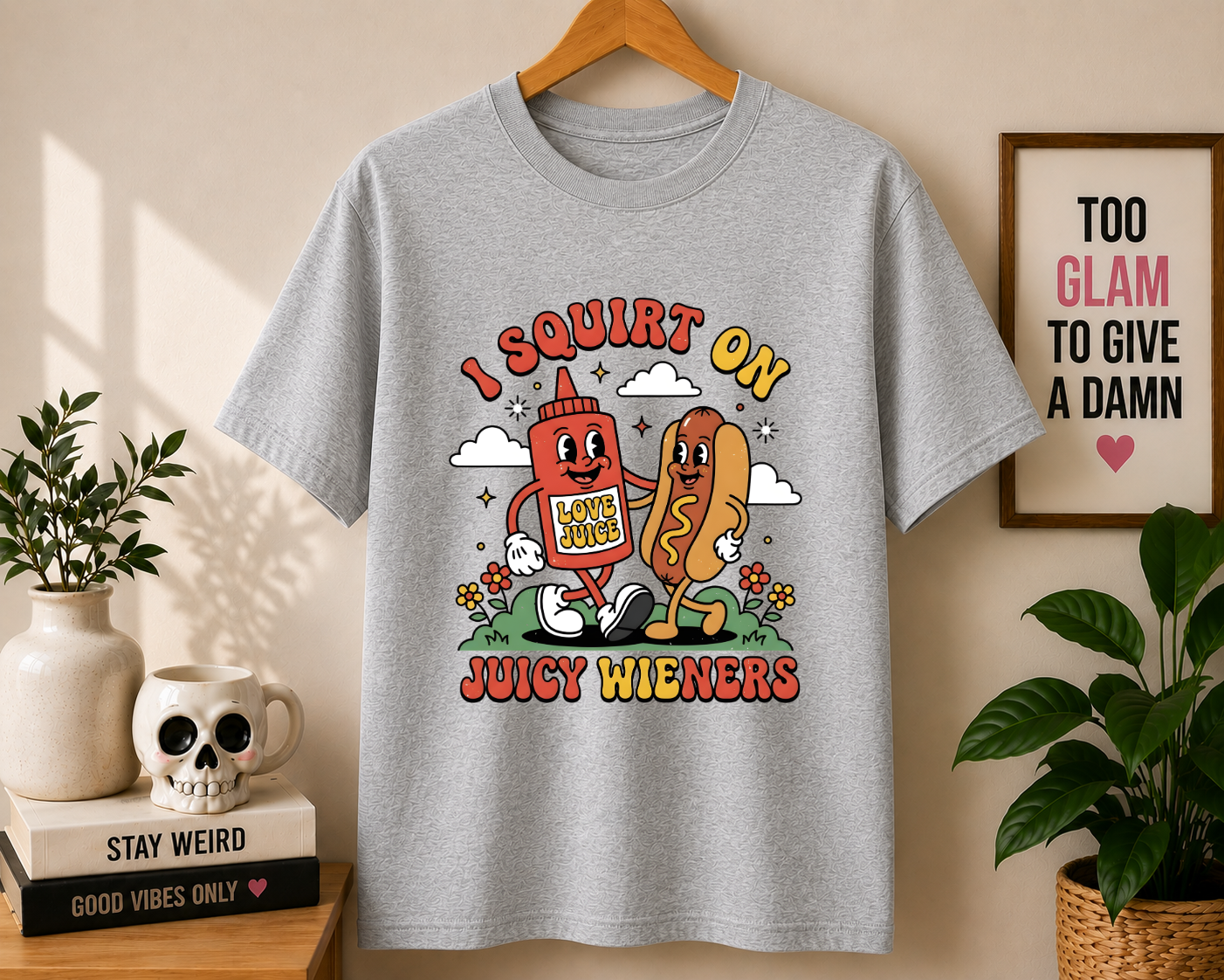 I SQUIRT ON JUICY WIENERS