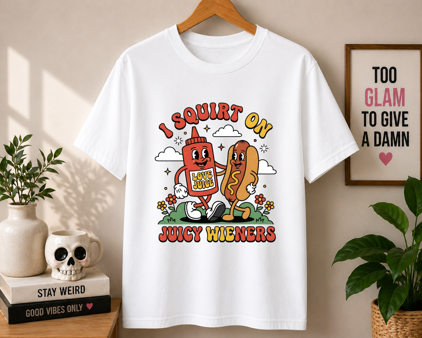 I SQUIRT ON JUICY WIENERS